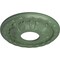 Ekena Millwork Leaf Ceiling Medallion (Fits Canopies up to 4 3/4"), 11 3/8"OD x 3 5/8"ID x 1 1/8"P, Athenian Green CM11LFAGF - alternate 3